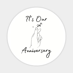 It's Our Twenty Fourth Anniversary Magnet